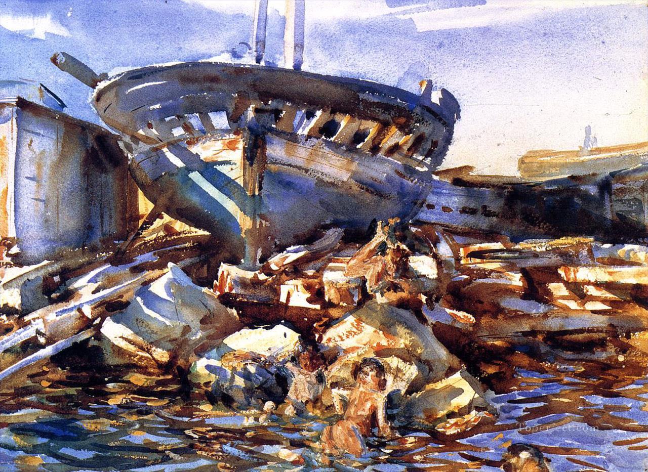 Flotsam and Jetsam landscape John Singer Sargent Oil Paintings
